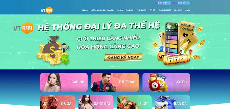 vt999 01 2 Tổng quan về nhà cái VT999